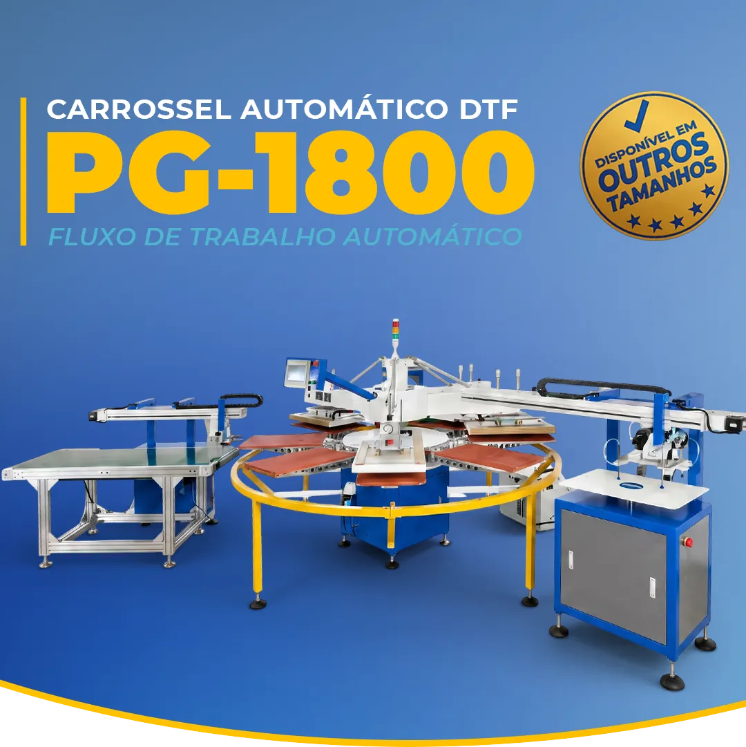 AUTOMAÇÃO COMPLETA PARA UMA PRODUÇÃO DTF <strong>MAIS RÁPIDA, PRECISA E LUCRATIVA</strong>